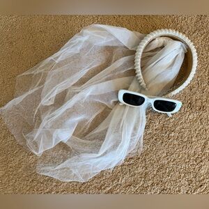 Bridal Set - Headband and Sunglasses